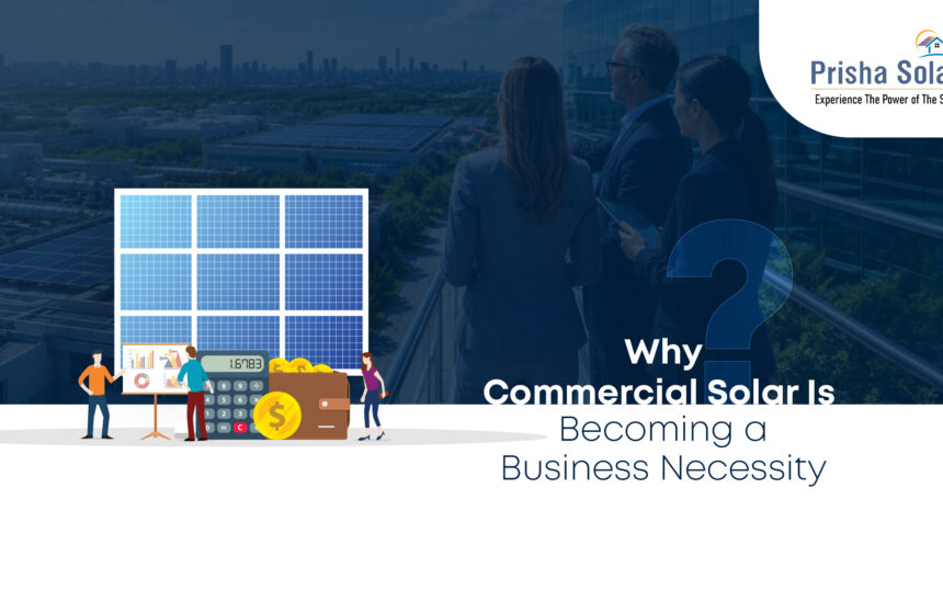 Why Commercial Solar Is Becoming a Business Necessity - Prisha Solar