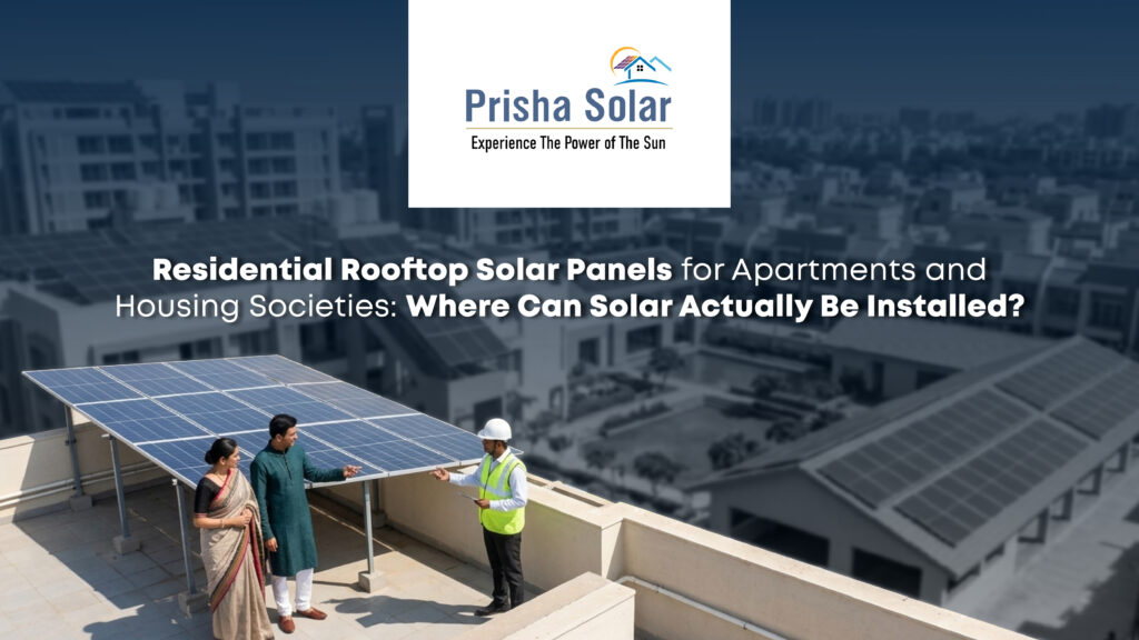 Residential Rooftop Solar Panels for Apartments and Housing Societies: Where Can Solar Actually Be Installed? 