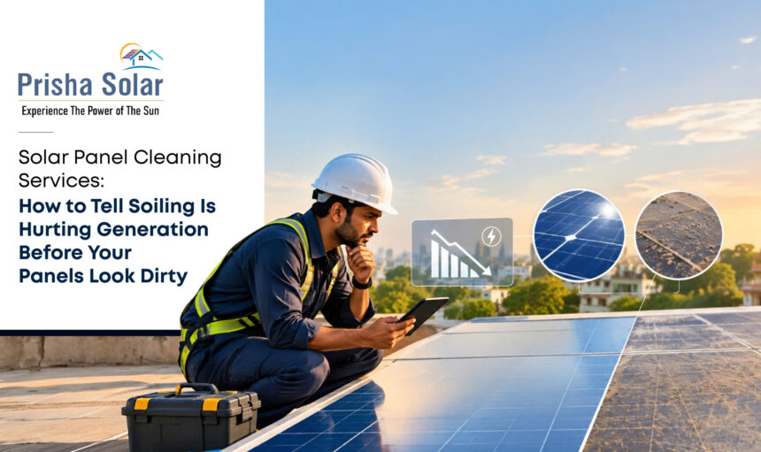 Solar Panel Cleaning Services How to Tell Soiling Is Hurting Generation Before Your Panels Look Dirty - Prisha Solar